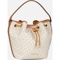 Michael Kors - Avery MD Bucket MSGR MK Sig Vanilla/Acorn - Bucket Bag  , 6 l von Michael Kors