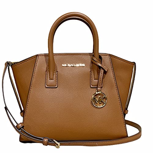 Michael Kors Avril Small Leather Top Zip Satchel Crossbody Luggage Leather von Michael Kors