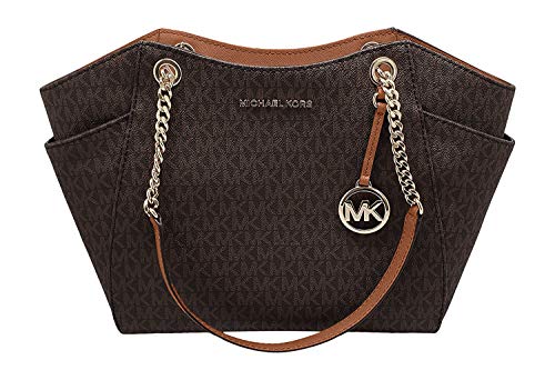 Michael Kors Brown 35F8Gtve7B-847 Tragetasche für unterwegs, aus PVC, Braun/Eichel von Michael Kors