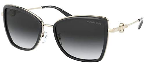 Michael Kors Damen 0mk1067b Sonnenbrille, Black/Grey Shaded, One Size von Michael Kors