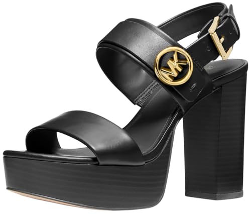Michael Kors Carmen Plateau-Sandalen für Damen, Schwarz, 38 EU von Michael Kors