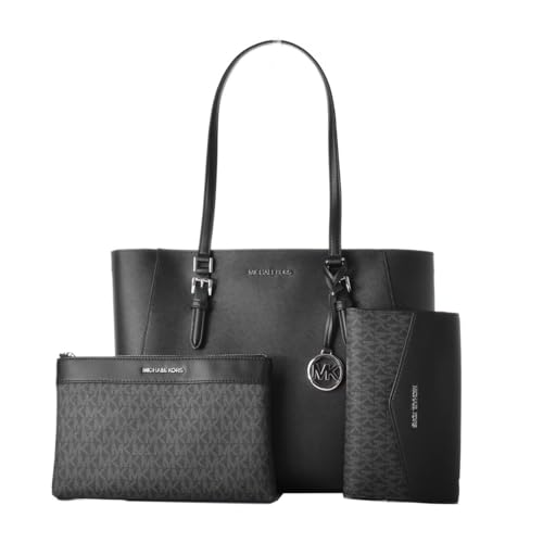 Michael Kors Charlotte Damen Handtasche Schwarz 34 x 27 x 11 cm von Michael Kors