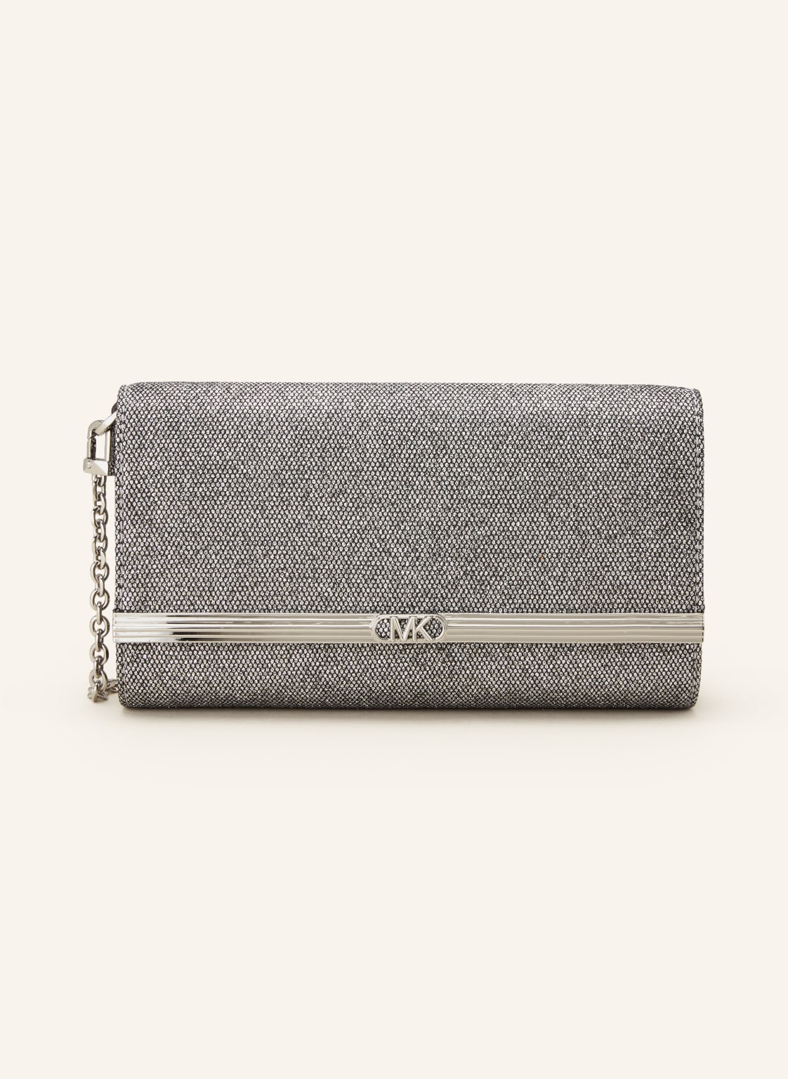 Michael Kors Clutch Mona silber von Michael Kors