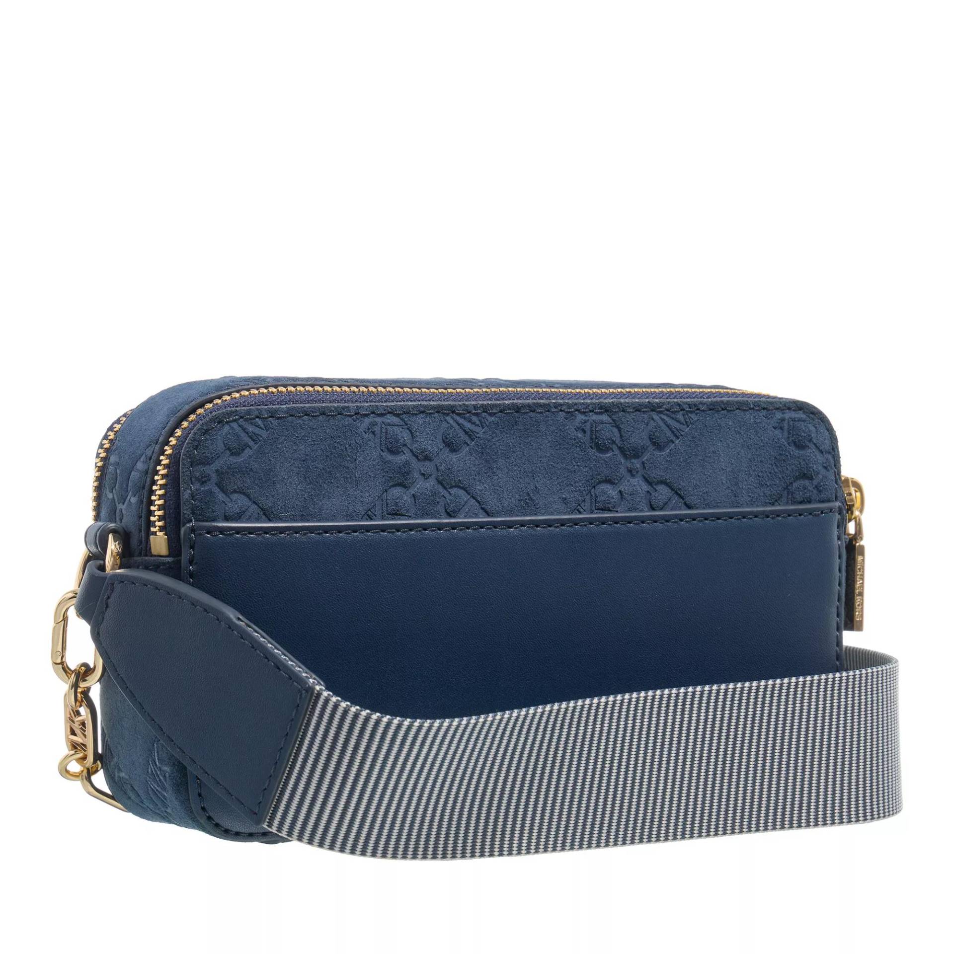 Michael Kors Crossbody Bags - Jet Set Small Dbl Zp Camra Chain Crossbody - Gr. unisize - in Blau - für Damen von Michael Kors