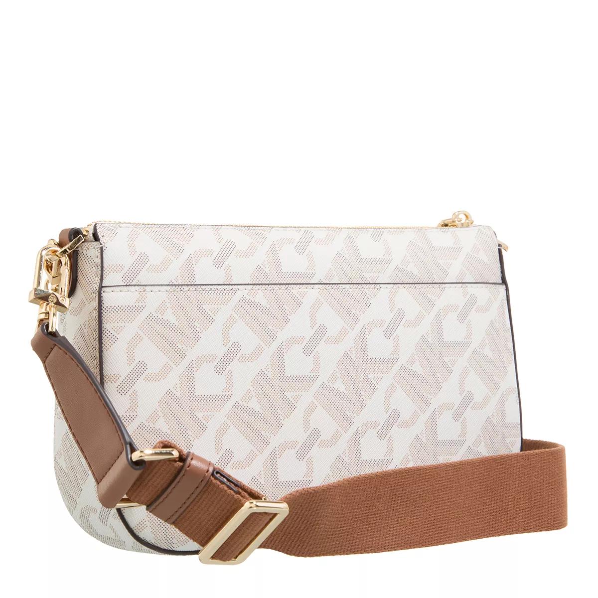 Michael Kors Crossbody Bags - Parker Large Mf Crossbody - Gr. unisize - in Creme - für Damen von Michael Kors