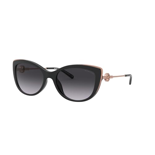 Michael Kors Damen 0MK2127U Sonnenbrille, Black/Grey Shaded, 55 von Michael Kors