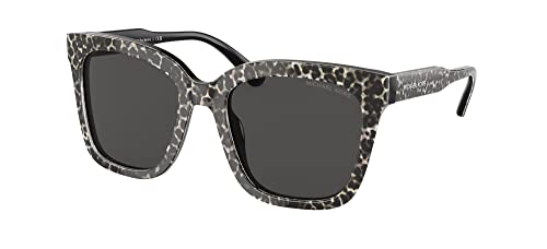 Michael Kors Damen 0mk2163 Sonnenbrille, Black Grey Leopard/Black, 50 von Michael Kors