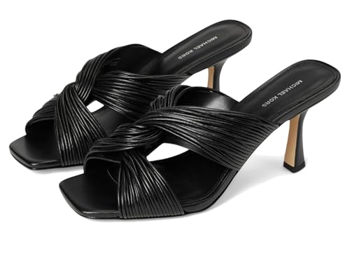 Michael Kors Damen Alessia Heeled Shoes, Schwarz, 38.5 EU von Michael Kors