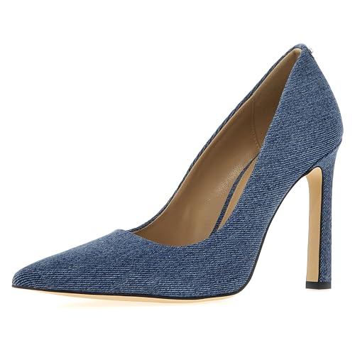 Michael Kors Damen Amara Heeled Shoes, Union Wash, 38.5 EU von Michael Kors