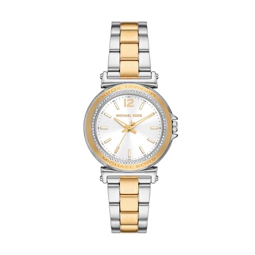Michael Kors Damen Analog Quarz Uhr mit Edelstahl Armband MK7492 von Michael Kors