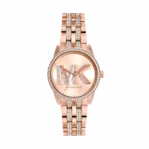 Michael Kors Damenuhr Bryant 3-Zeiger-Werk Edelstahl roségoldfarben, MK7541 von Michael Kors