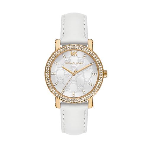 Michael Kors Corey Damen 38MM Goldfarbene Edelstahluhr, MK7551 von Michael Kors