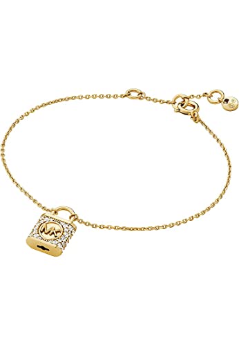 Michael Kors - Premium Kors MK Goldfarbenes Kettenarmband aus Sterlingsilber für Damen, MKC1631AN710 Michael Kors - Premium Kors MK Goldfarbenes Kettenarmband aus Sterlingsilber für Damen, MKC1631AN710 von Michael Kors