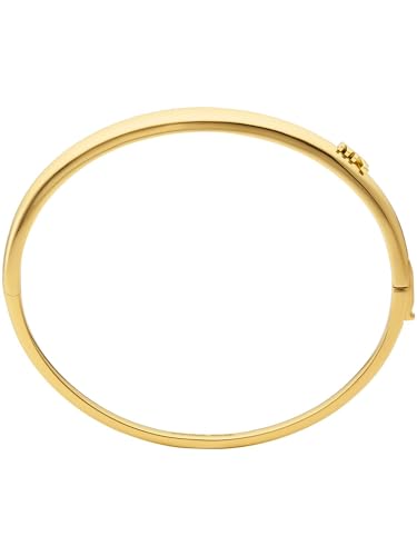 Michael Kors Damen-Armband aus der Premium-Kollektion. Schmuck aus Messing in der Farbe Gold mit glänzendem Finish und Kristallen. Maße: Länge 178 mm, Breite 6,8 mm. Die Referenz ist MKJ8540710 von Michael Kors