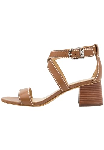 Michael Kors Damen Ashton Mid Sandalen mit Absatz, Gepäck, 38 EU von Michael Kors