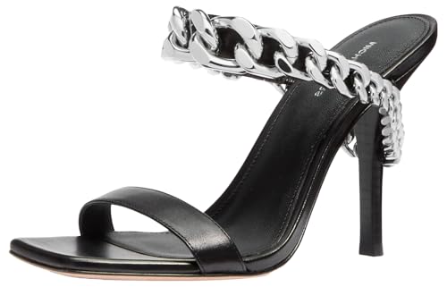 Michael Kors Damen Bianca Sandal, Schwarz, 37 EU von Michael Kors