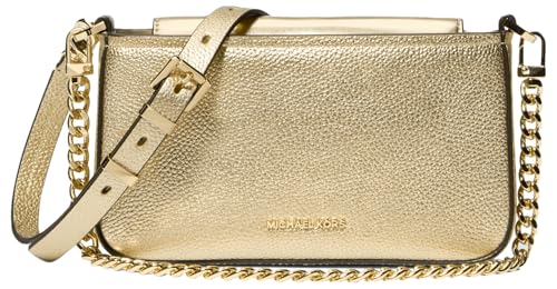 Michael Kors Damen Bryant Small Convertible Crossbody Bag, Einheitsgröße, pale gold, One Size Michael Kors Damen Bryant Small Convertible Crossbody Bag, Einheitsgröße, pale gold, One Size von Michael Kors