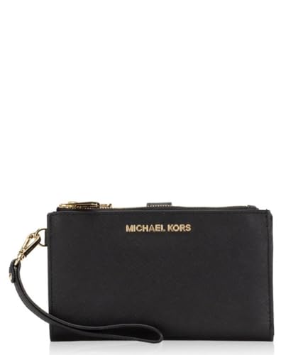 MICHAEL KORS Damen 35F8TVW0L-001 Reisezubehör-Brieftasche, Schwarzes Saffiano von Michael Kors