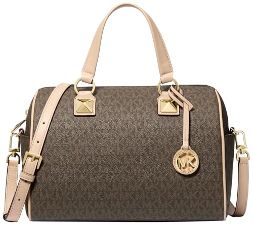 Michael Kors Damen Grayson Medium Duffle Satchel Umhängetasche, Braun Michael Kors Damen Grayson Medium Duffle Satchel Umhängetasche, Braun von Michael Kors