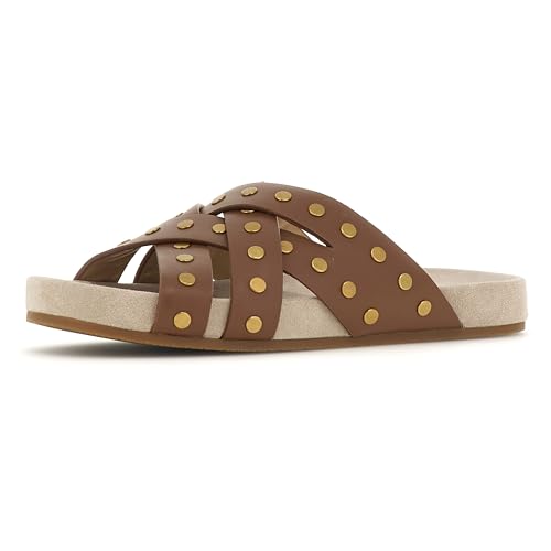 Michael Kors Damen Irene Sandal, Luggage, 40 EU von Michael Kors