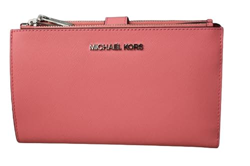 Michael Kors Damen Jet Set Travel Double Zip Wristlet, Rosa (Tea Rose) von Michael Kors