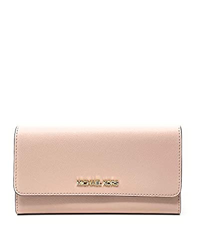 Michael Kors Damen Jet Set Travel Large Trifold Wallet, Powder Blush von Michael Kors