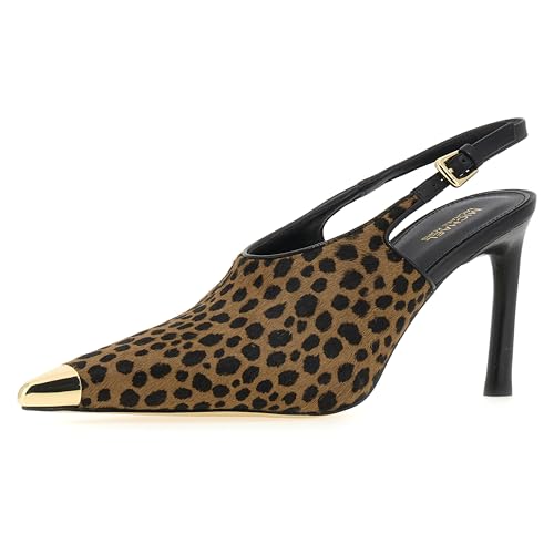 Michael Kors Damen Kasia Pump Heeled Shoes, Husk Multi, 38.5 EU von Michael Kors