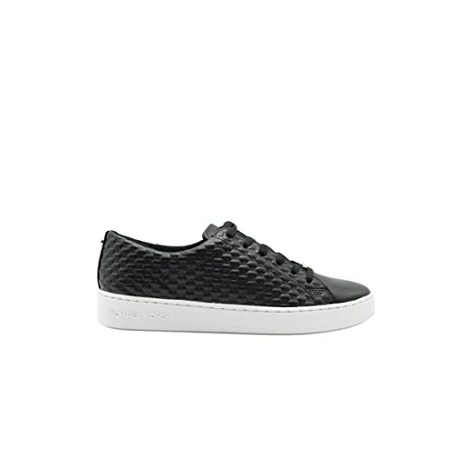 MICHAEL KORS Damen Keaton LACE UP Sneaker, Black, 42.5 EU von Michael Kors