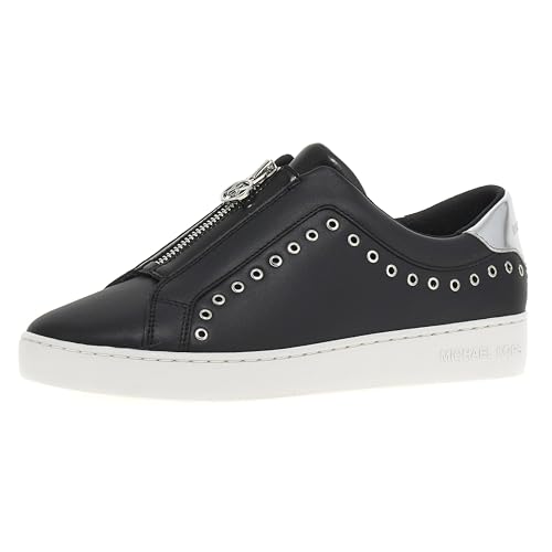 Michael Kors Damen Keaton Zip Slip ON Sneaker, Schwarz, 40 EU Michael Kors Damen Keaton Zip Slip ON Sneaker, Schwarz, 40 EU von Michael Kors