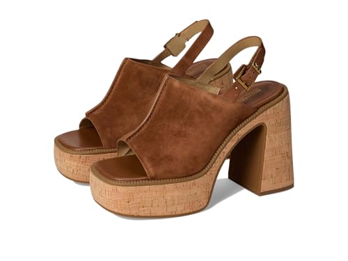 Michael Kors Damen LEIA Platform Sandals, Luggage, 36.5 EU von Michael Kors