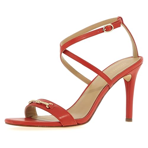 Michael Kors Damen Lena Heeled Sandals, Burnt Sienna, 40 EU von Michael Kors