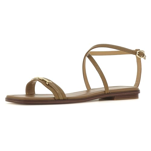 Michael Kors Damen Lena Sandal, Husk, 39 EU von Michael Kors