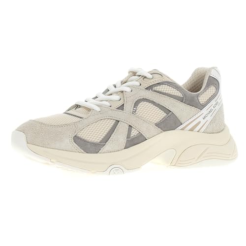 Michael Kors Damen Leo Trainer Sneaker, Lt CRM Multi, 37 EU von Michael Kors
