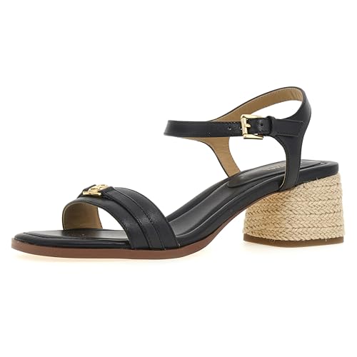 Michael Kors Damen Mandy MID Sandal Heeled Shoes, Schwarz, 37 EU von Michael Kors