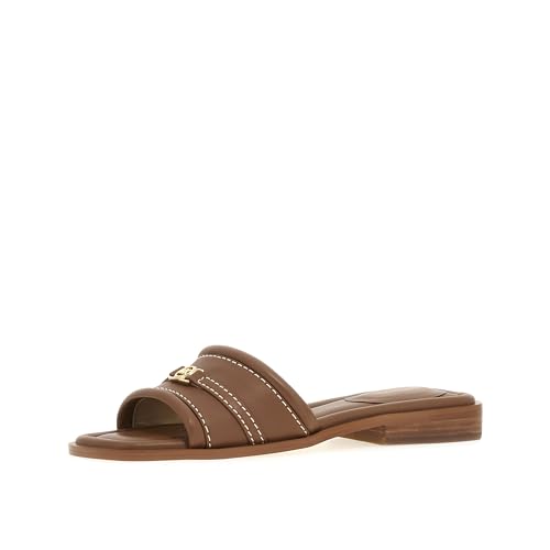 Michael Kors Damen Mandy Slide Sandals, Luggage, 36.5 EU von Michael Kors