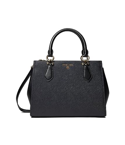 Michael Kors Damen Md Satchel Bag, Schwarz, Einheitsgröße EU von Michael Kors