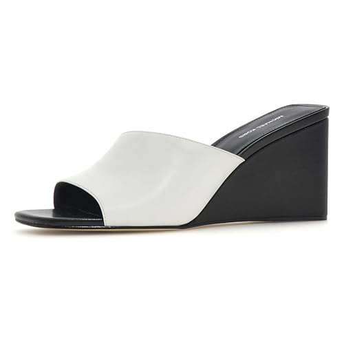 Michael Kors Damen Merriam Heeled Shoes, Optic White, 38 EU von Michael Kors