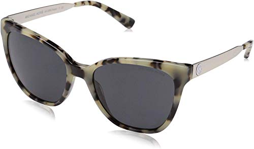 Michael Kors Damen Napa 331287 55 Sonnenbrille, Braun (Cream Tortoise/Greysolid) von Michael Kors