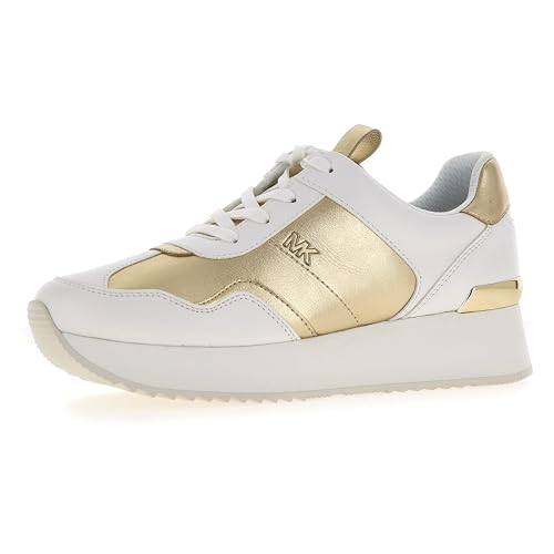 Michael Kors Damen Raina Sneaker, Pale Gold Multi, 40.5 EU Michael Kors Damen Raina Sneaker, Pale Gold Multi, 40.5 EU von Michael Kors