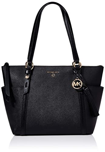 Michael Kors Damen Rhea Handtasche, Schwarz, M EU von Michael Kors