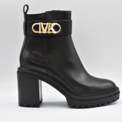 Michael Kors Damen Schnürflachschuhe Aus Schwarzem Leder von Michael Kors