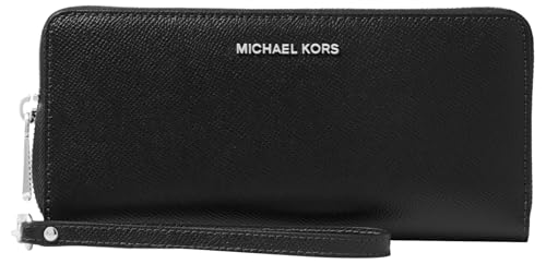 Michael Kors Damen Travel Continental 32S5STVE9L_BLACK_BLACK Geldbörse, Schwarz (BLACK 001) von Michael Kors