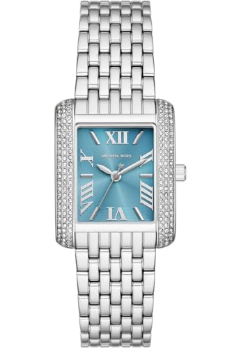 Michael Kors Damen-Uhren Analog Quarz One Size, Silber 32027706 von Michael Kors