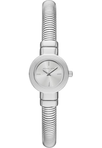 Michael Kors Damen-Uhren Analog Quarz One Size, Silber 32029931 von Michael Kors
