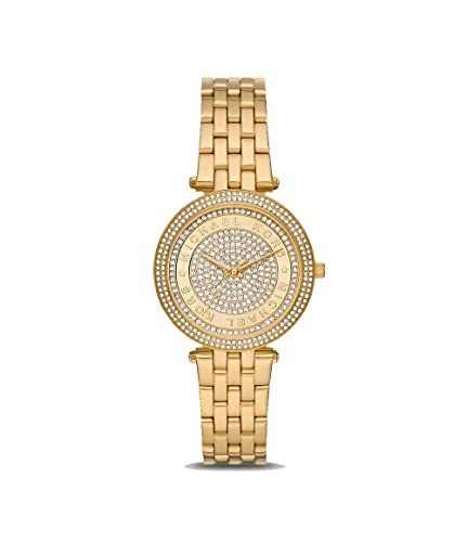 Michael Kors - Darci Collection, goldfarbenes Edelstahlarmband, Uhr für Damen MK4673 von Michael Kors