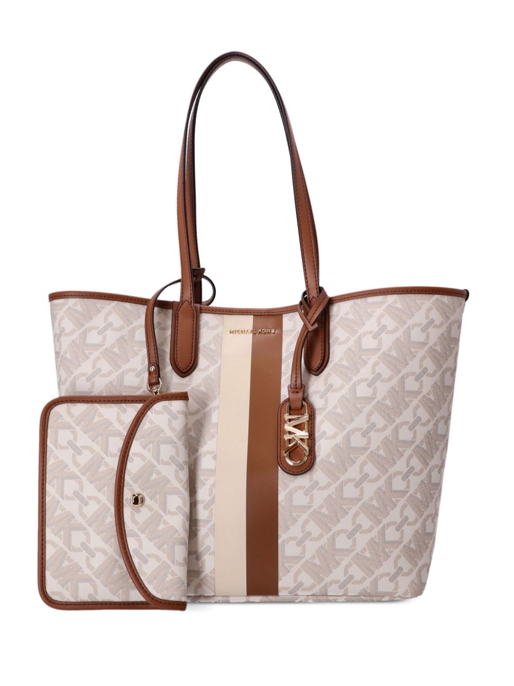 Michael Kors Eliza Schultertasche - Nude von Michael Kors