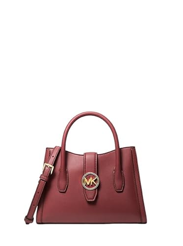 Michael Kors Gabby Small Satchel Crossbody, Rot (Dark Cherry), Small von Michael Kors