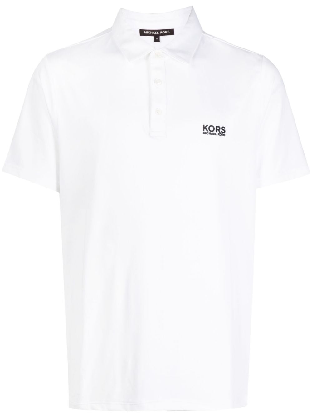 Michael Kors Golf Poloshirt mit Logo-Print - Weiß von Michael Kors