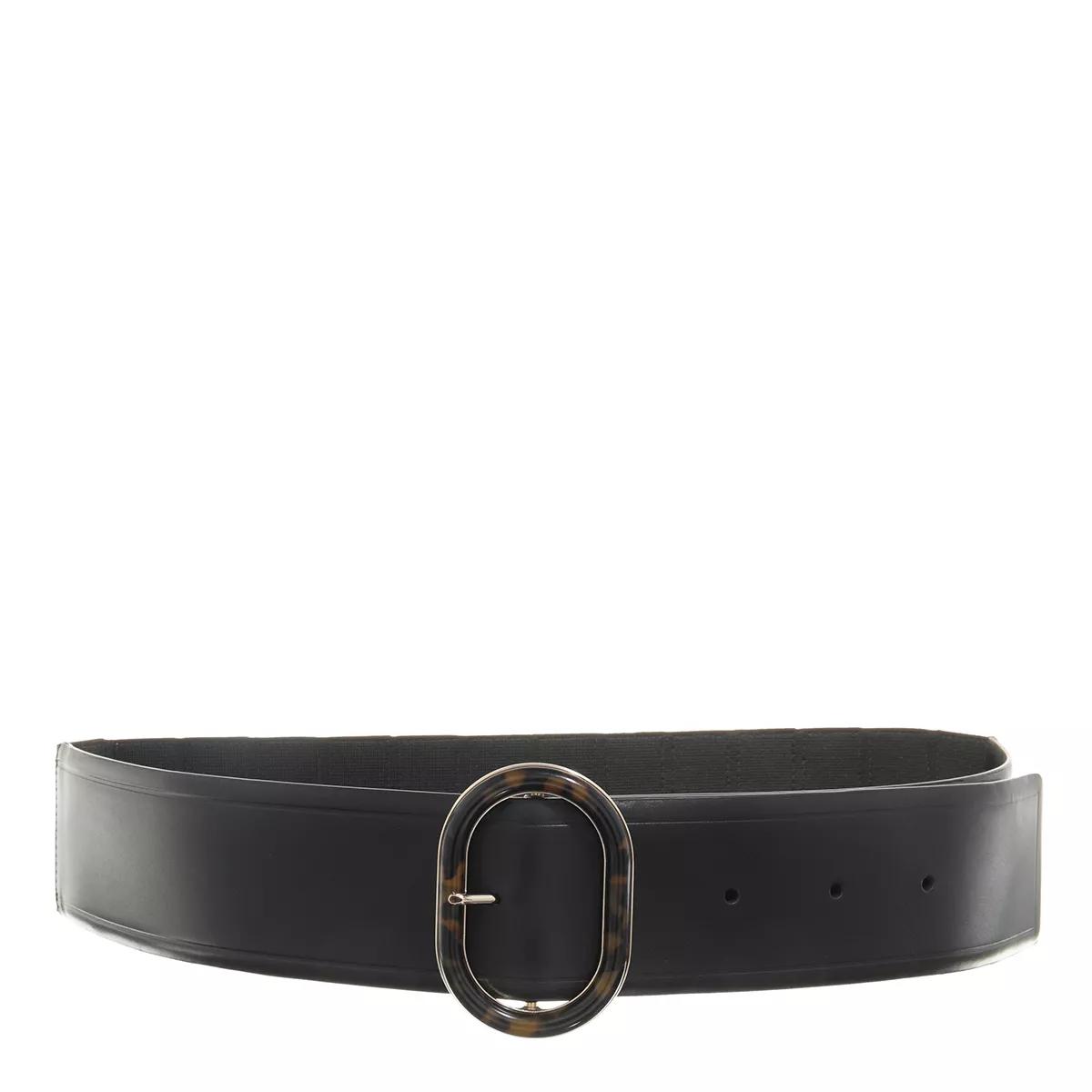 Michael Kors Gürtel - 60Mm Leather Belt W Tort Buckle - Gr. L - in Schwarz - für Damen von Michael Kors