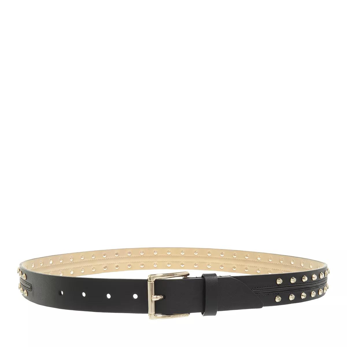 Michael Kors Gürtel - Non-Reversible 32Mm Astor Stud Leather Belt - Gr. L - in Schwarz - für Damen von Michael Kors